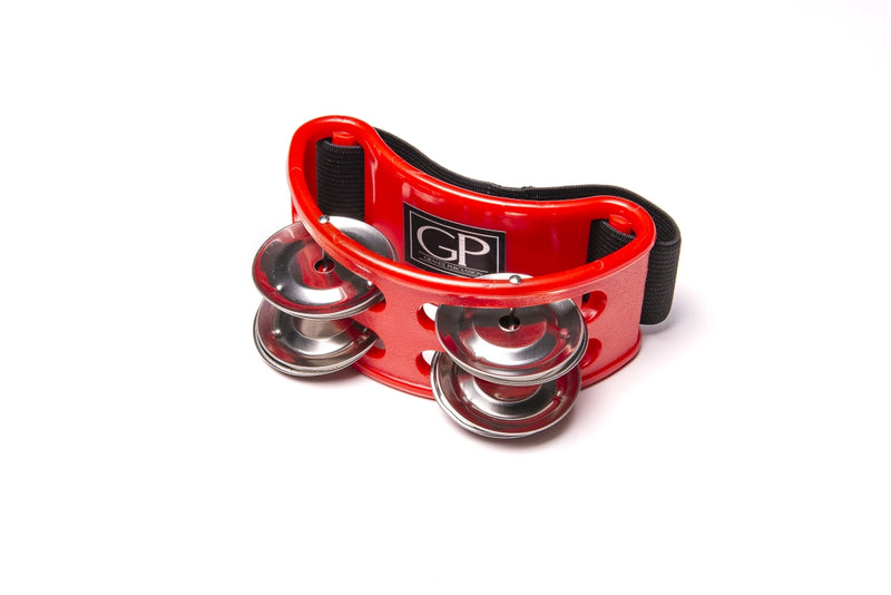 Granite Percussion GP-FTRD Foot Tambourine (Red)