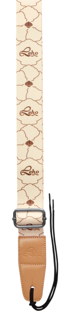 Leho LH-STR-ABLB Colourful Ukulele Strap (Artist Blossoms Beige)