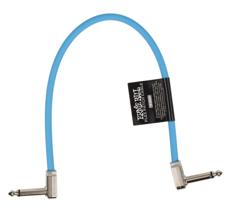 Ernie Ball 6456EB Flex Patch Cable (Blue) - 12"