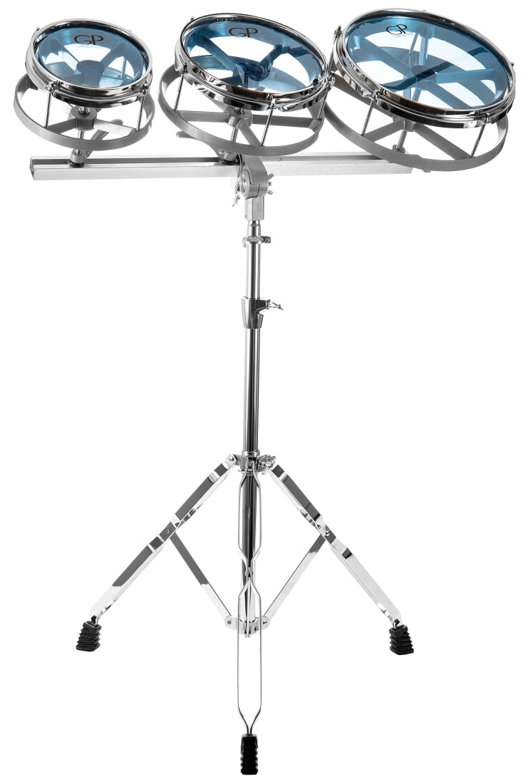 Granite Percussion GP-RTT1 Ensemble Rototom avec support (6, 8, 10 pouces)
