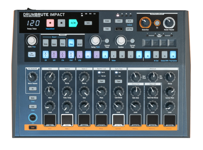 Arturia DRUMBRUTEIMPACT DrumBrute Impact Analog Drum Machine