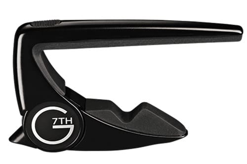 G7th G7P2-CLBK Capodastre pour guitare classique Performance 2 (noir satiné)