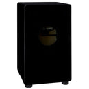 Luna LPC BLK Tattoo Cajon (Satin Black With Ash Front)