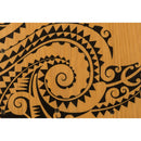 Luna LPC BLK Tattoo Cajon (Satin Black With Ash Front)