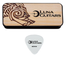 Luna PICK TIN MED Pick Tin Medium 6 Picks - .88mm