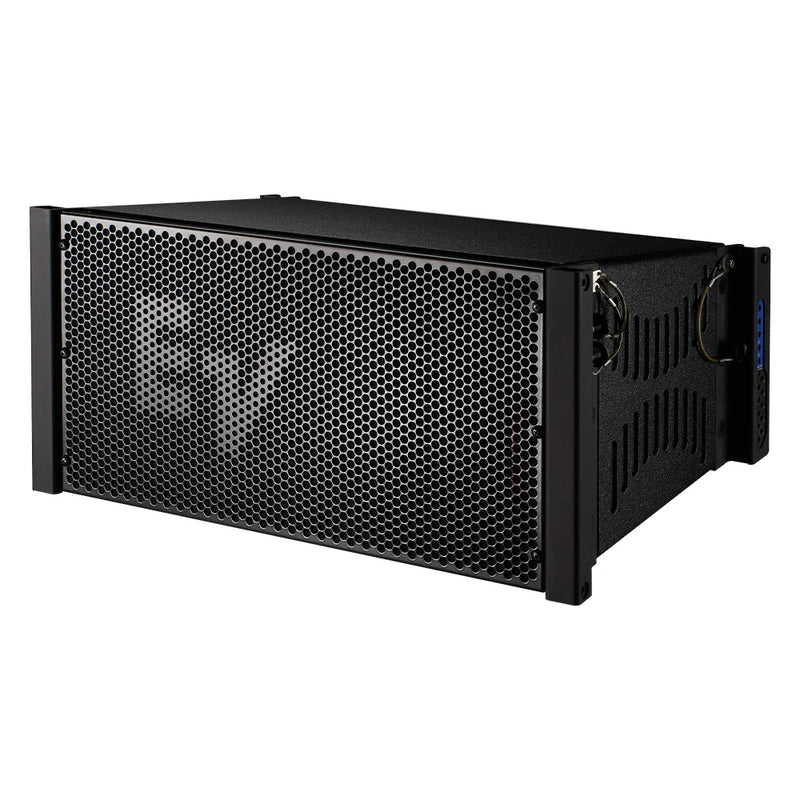 Electro-Voice XLE191-FGB Compact 2 Way Bi Amp Full Range Line Array Weather Resistant Speaker (Black) - 90° Horizontal Coverage