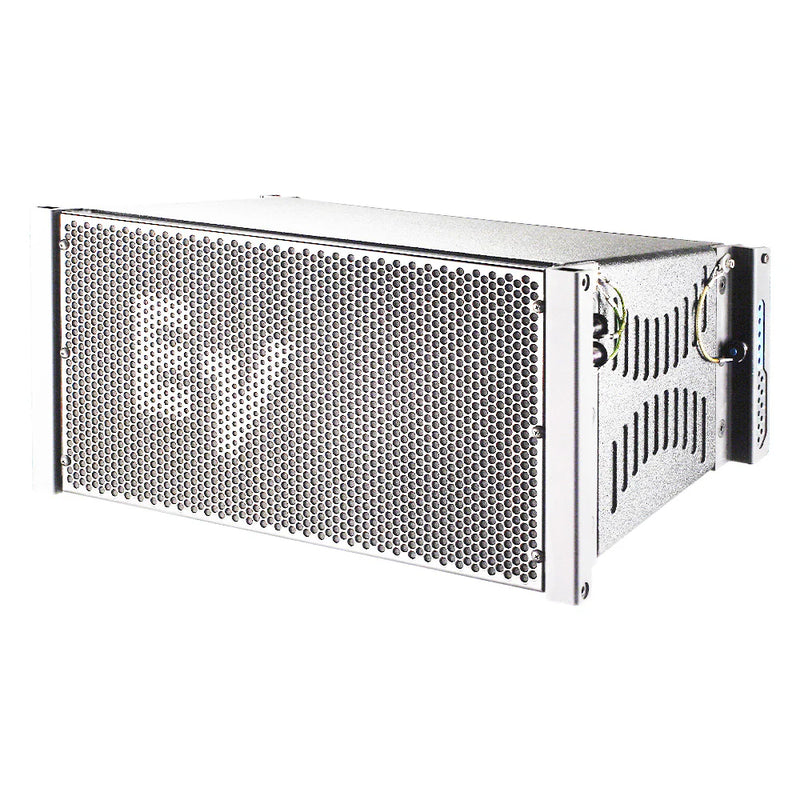 Electro-Voice XLE191-FGW Compact 2 Way Bi Amp/Full Range Line Array Weather Resistant Speaker (White) - 90° Horizontal Coverage