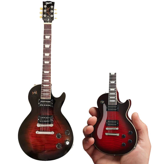 Axe Heaven GG-125 Slash Gibson Les Paul Standard 1: 4 MINI MINI GUITARE (Vermillion Burst)