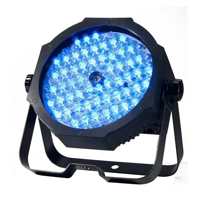 Eliminator MEGA-GO-PAR-64E Battery-Powered Wash Fixture With 72 x 10mm RGB + 3W UV LE