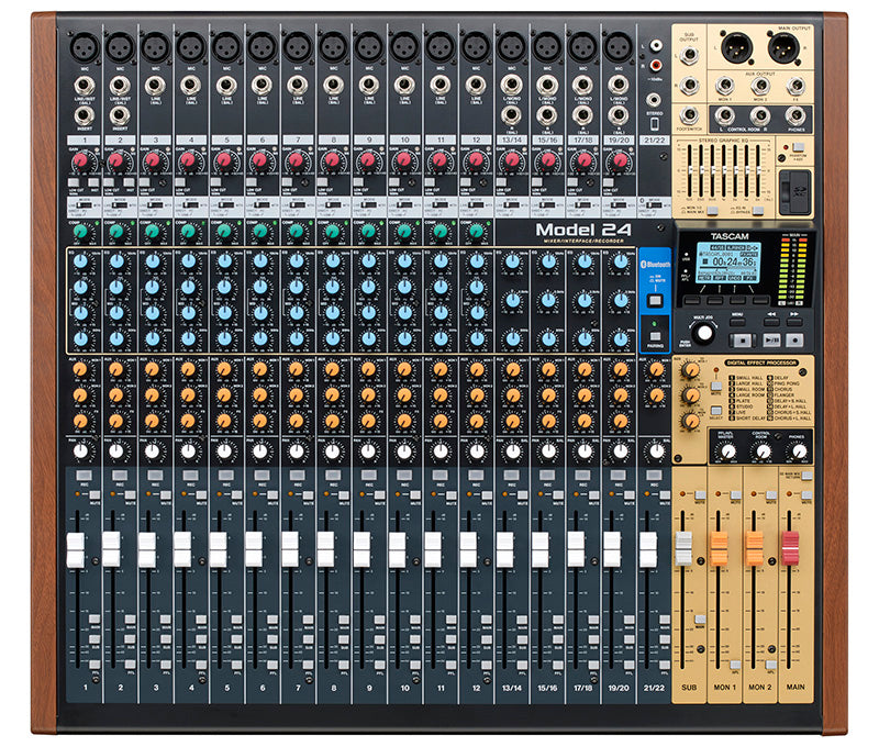 Tascam MODEL 24 Multi-Track Live Recording Console