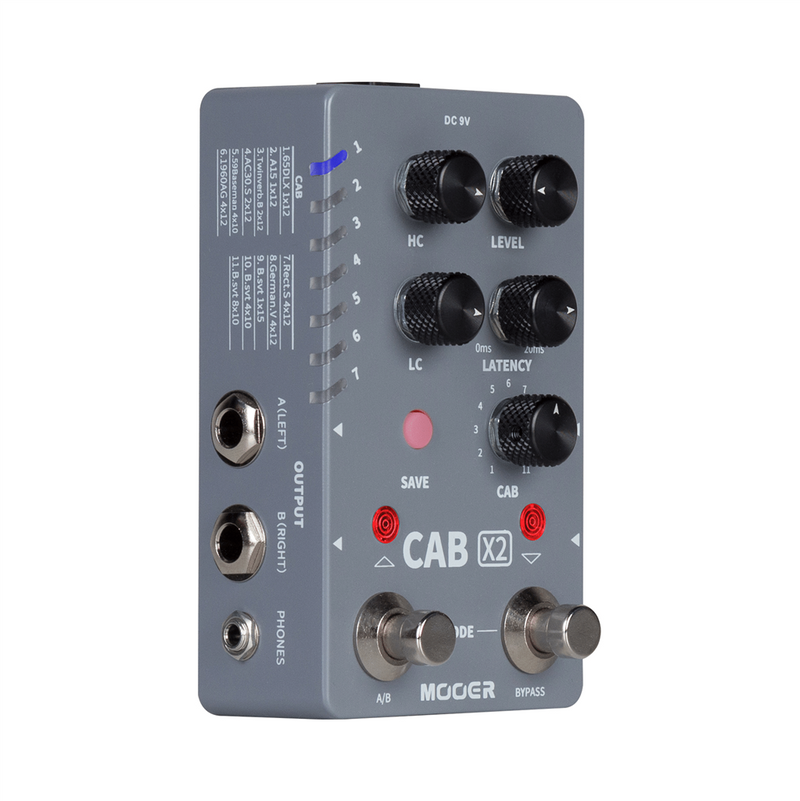 Mooer M724 Cab X2 Stereo Cabinet Simulation Pedal