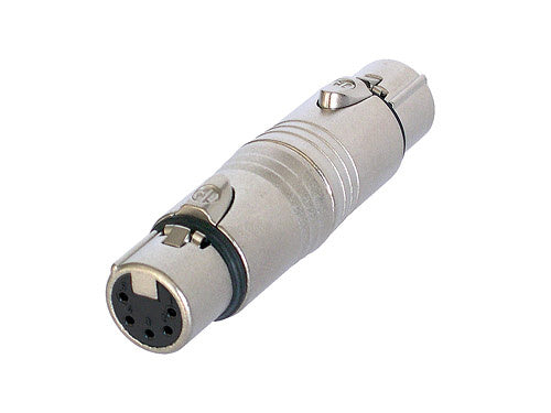 Neutrik NA5FF XLR femelle 5 broches vers XLR femelle 5 broches changeur de genre