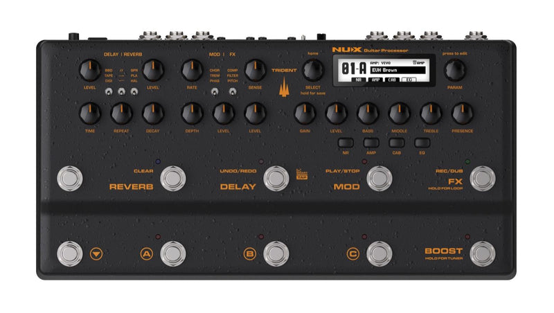 NUX NME-5 Trident Guitar Processor With Amps, IR Loader, FX and Phrase Looper