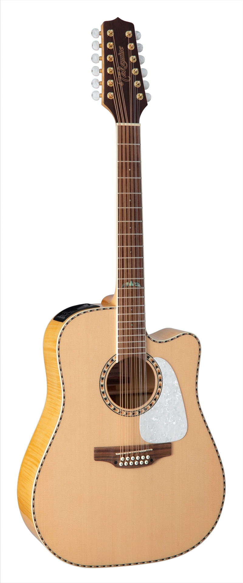 Takamine GD74CE-12U-NAT Unison 12-String Acoustic-Electric Guitar (Natural)