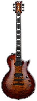 Guitare électrique ESP E-II ECLIPSE (Tiger Eye Sunburst)