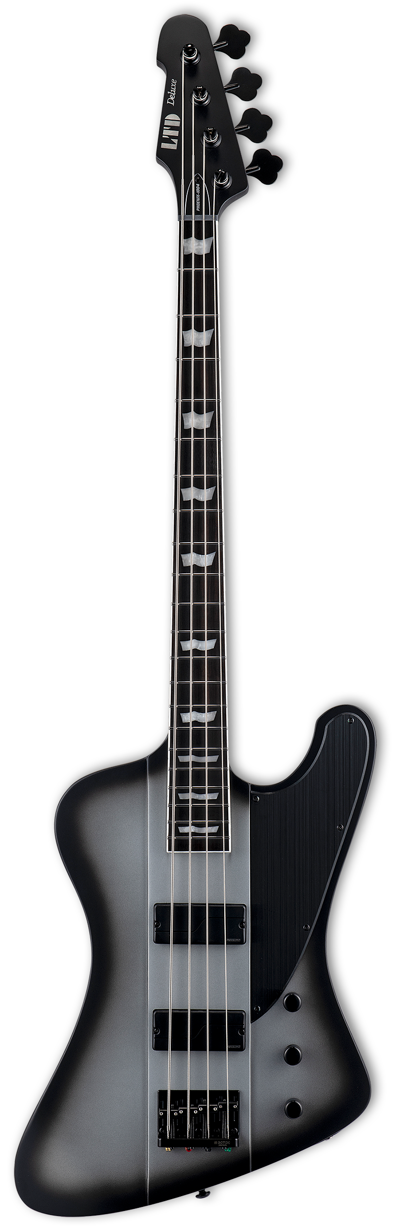 ESP LTD Phoenix-1004 Guitare basse électrique (Silver Sunburst Satin)