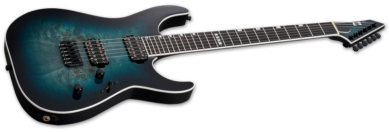 Guitare électrique ESP E-II M-II HT (Mercury Blue Burst)