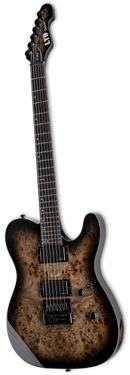 Guitare électrique ESP LTD TE-1000 Evertune (Charcola Burst)