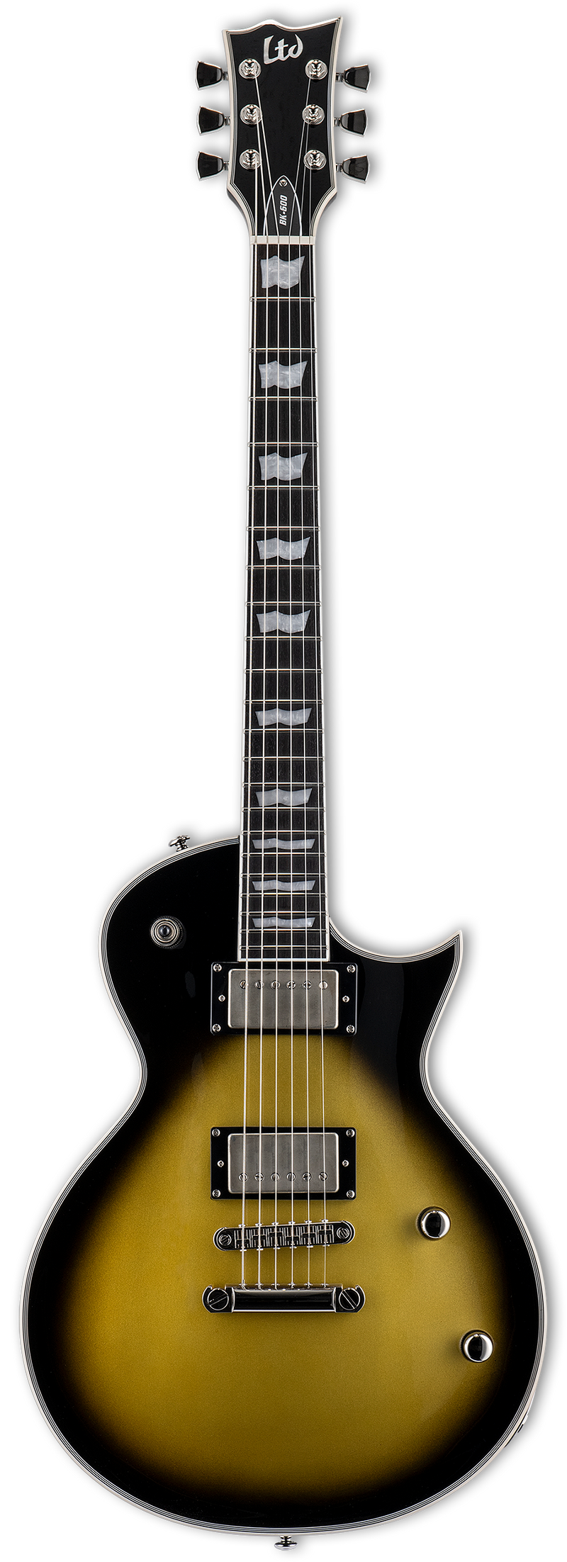ESP LTD BILL KELLIHER BK-600 Series Electric Guitar (Vintage Silver Sunburst Satin)