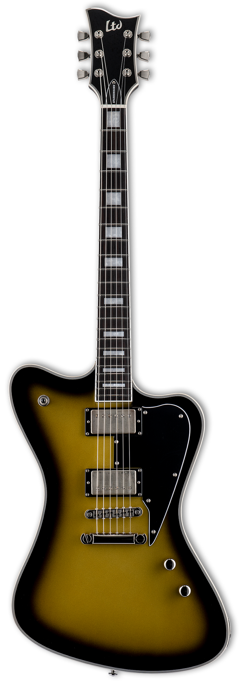 ESP LTD BILL KELLIHER SPARROWHAWK Electric Guitar (Vintage Silver Sunburst)