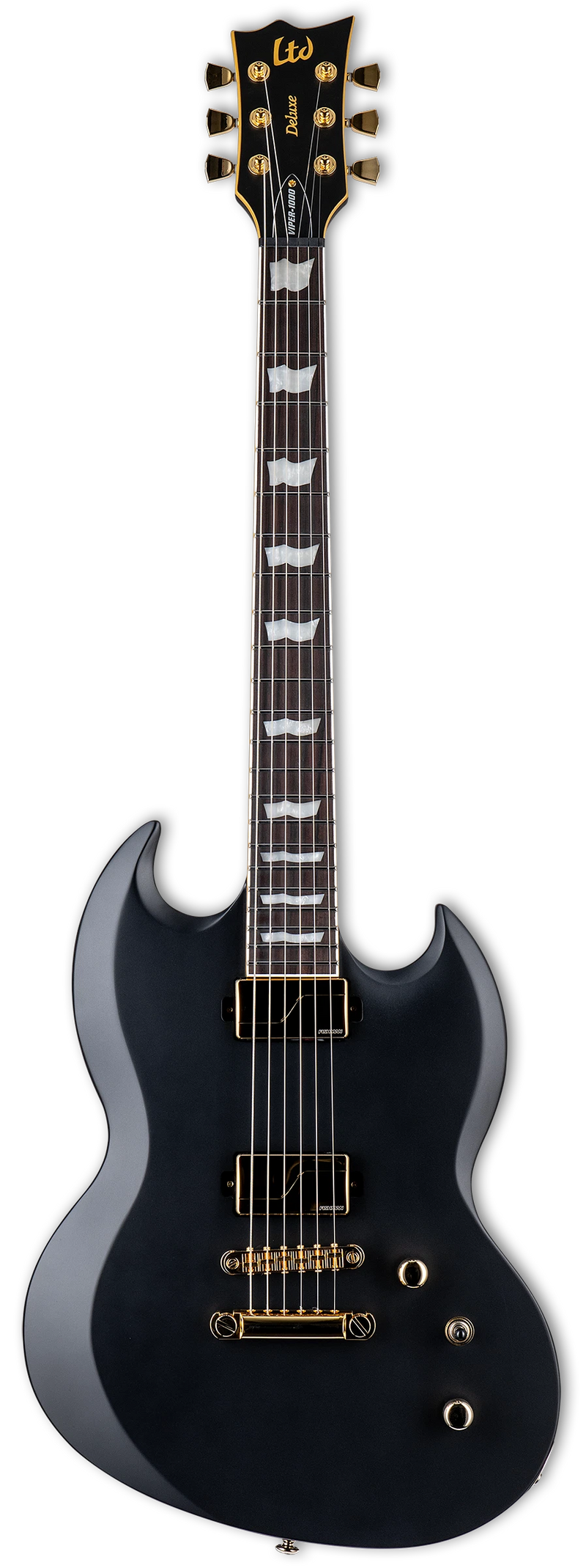 ESP VIPER-1000 Electric Guitar (Vintage Black) (DEMO)
