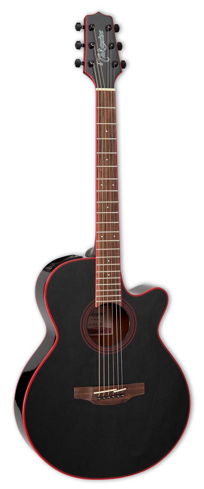 Takamine GF49CE-CB Acoustic-Electric Guitar (Cosmic Black)
