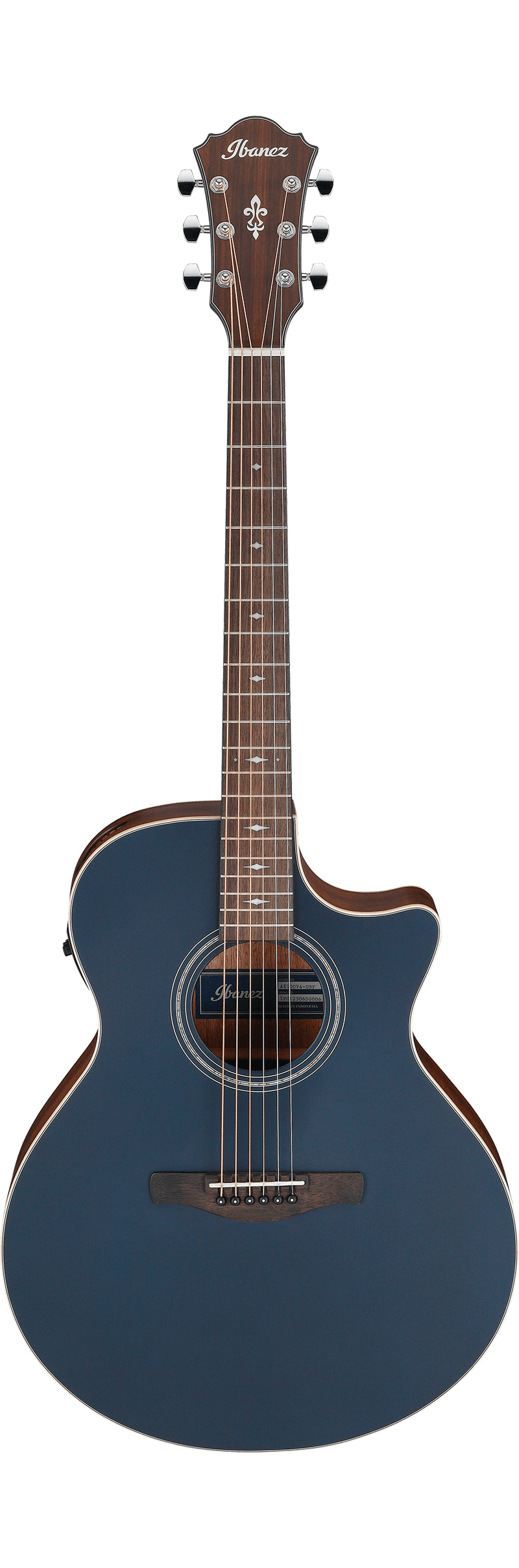 Guitare acoustique Ibanez AE100 (Tide bleu foncé)