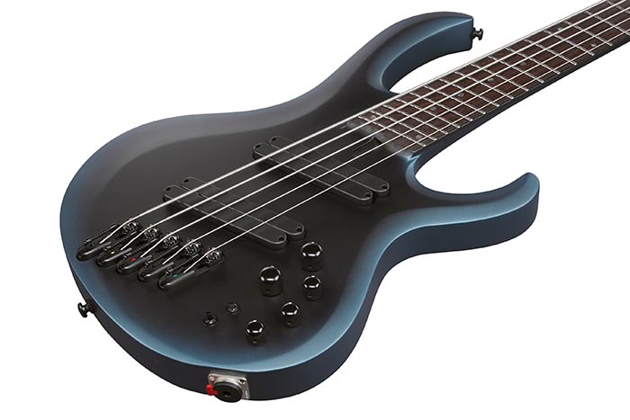 Ibanez BTB605MSMAM 5 Strings Multi Scale Electric Bass Guitar (Midnight Arctic Ocean Matte)