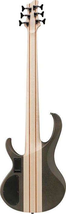 Ibanez BTB606TGF 6 String Electric Bass Guitar (Transparent Gray Flat)