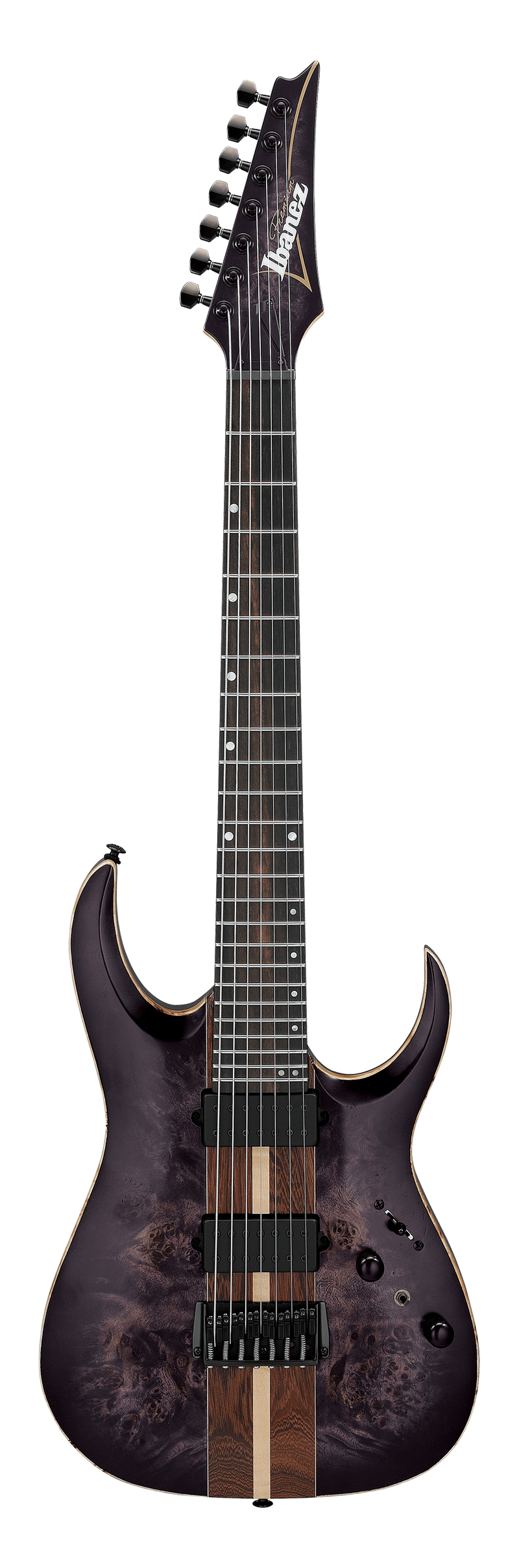 Ibanez RGA217P1PBDRL 7 String Electric Guitar (Deep Twilight Burst Low Gloss)