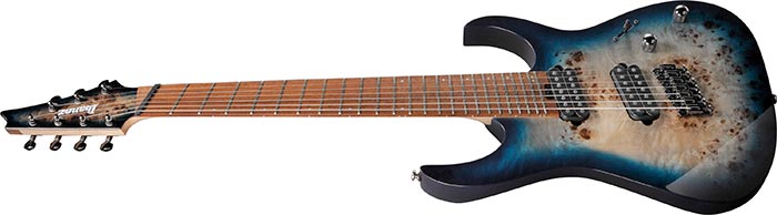Ibanez RGMS7PBCBS 7 String Multi Scale Electric Guitar (Cosmic Blue Starburst)