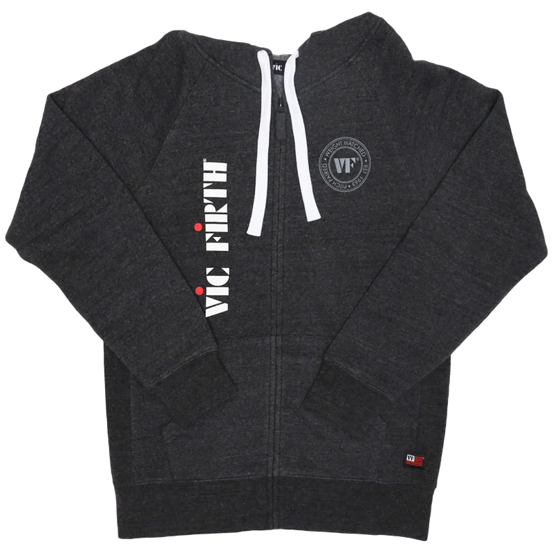 Vic Firth PHOODIE20LOGO3XL Zip Up Logo Hoodie - 3XL