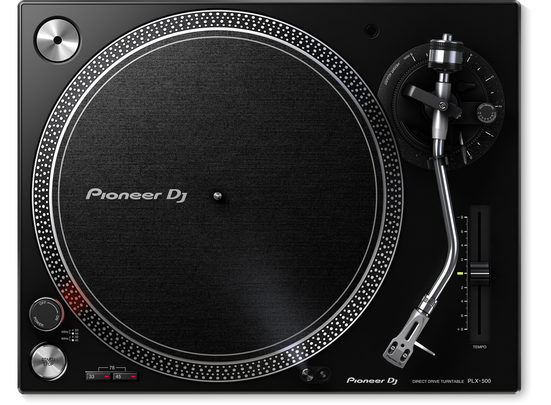 Pioneer DJ PLX-500-K High-Torque, Direct-Drive Turntable (Black)