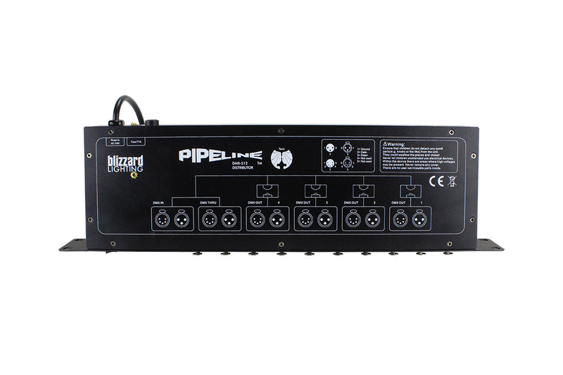 Blizzard Lighting PIPELINE-TWIN Rack Mountable Signal DMX-512 Splitter Amplifier - 19"