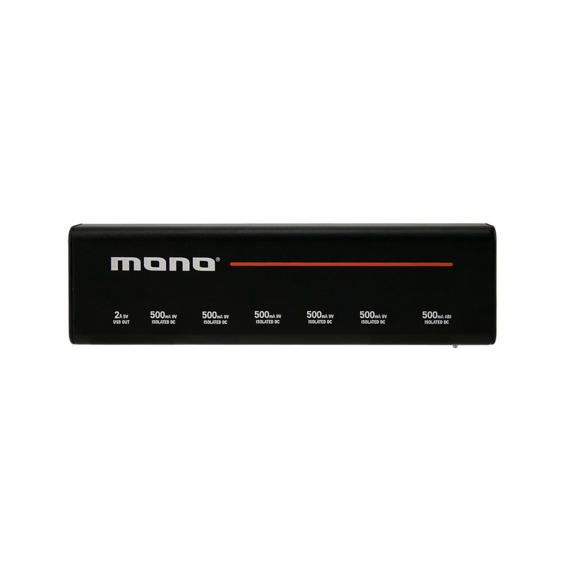 Mono PFX-PS-M-BLK-US 7-outlet Isolated Pedalboard Power Supply - Medium