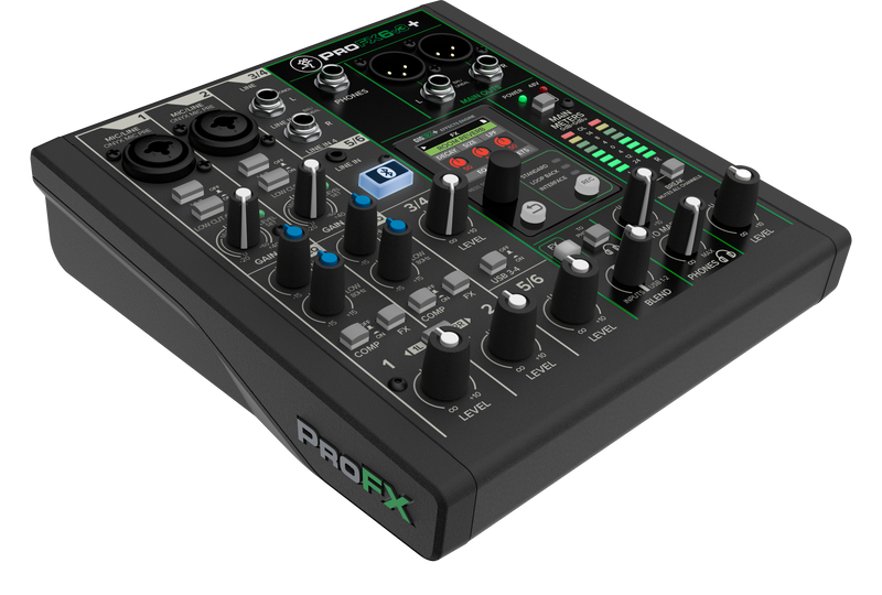 Mackie PROFX6V3+ 6-Channel Analog Mixer With Enhanced FX, USB Recording Modes and Bluetooth