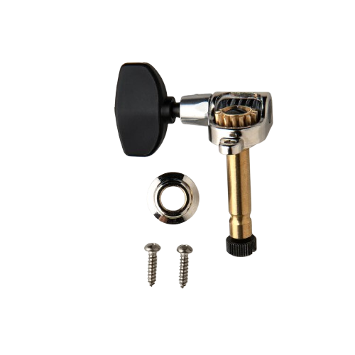 PRS PHASE III Treble Locking Tuners With Wing Buttons (Collar Design, Black) - Single