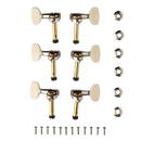 PRS PHASE III Locking Tuners With Wing Buttons (Shaft Design, Ivory) - 6 Pack