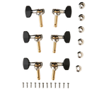 PRS PHASE III Non-Locking Tuners With Wing Button (Shaft Design, Black) - 6 Pack