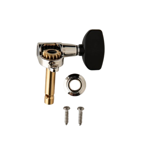 PRS PHASE III Bass Non-Locking Tuners With Wing Button (Shaft Design, Black) - Single