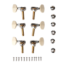 PRS PHASE III Non-Locking Tuners With Wing Button (Collar Design, Ivory) - 6 Pack