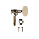 PRS PHASE III Bass Non-Locking Tuners With Wing Button (Collar Design, Ivory) - Single