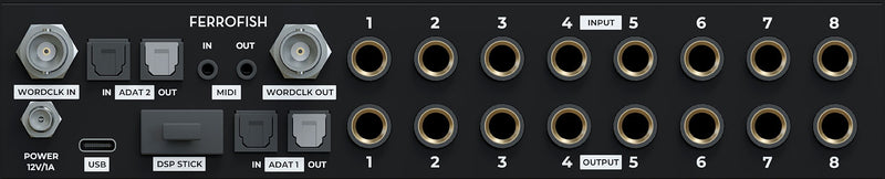 Ferrofish PULSE 8 AE 8 In/8 Out AD/DA Converter With ADAT