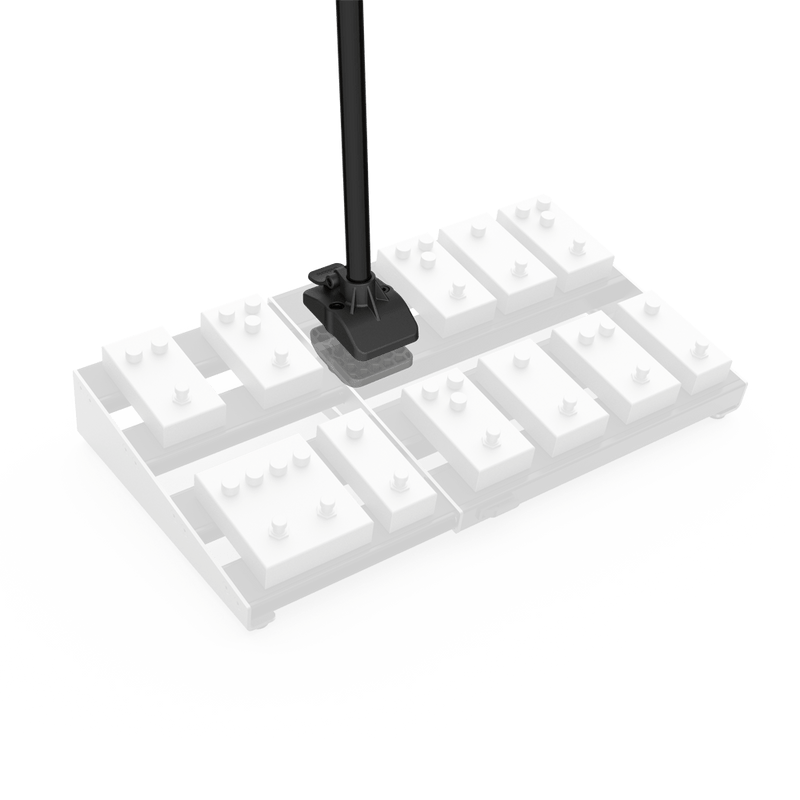 D'Addario XPND Pedal Board Mic Stand (Black)