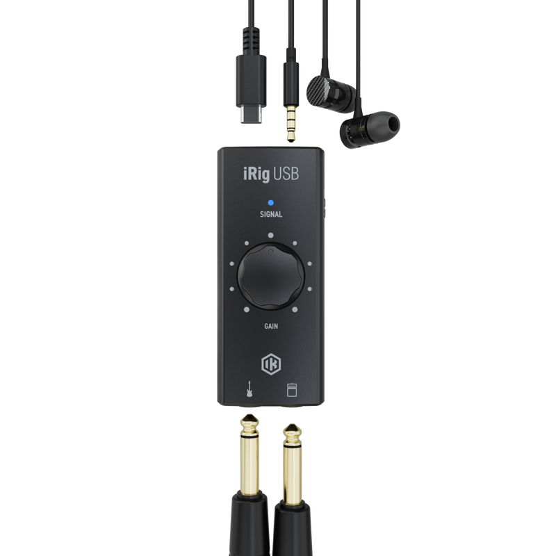 IK Multimedia IRIG USB Ultra Portable USB-C Guitar Recording Interface
