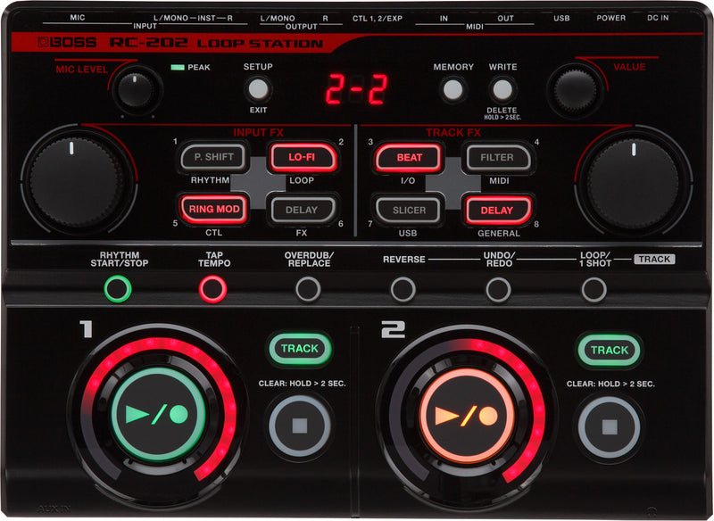 Station de boucle Boss RC-202