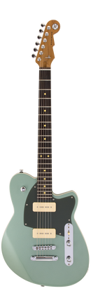 Guitare électrique Reverend CHARGER 290 avec P90 (Alpine métallique)