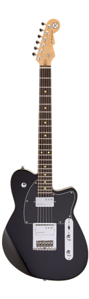 Guitare électrique solid body Reverend CROSSCUT (Midnight Black)