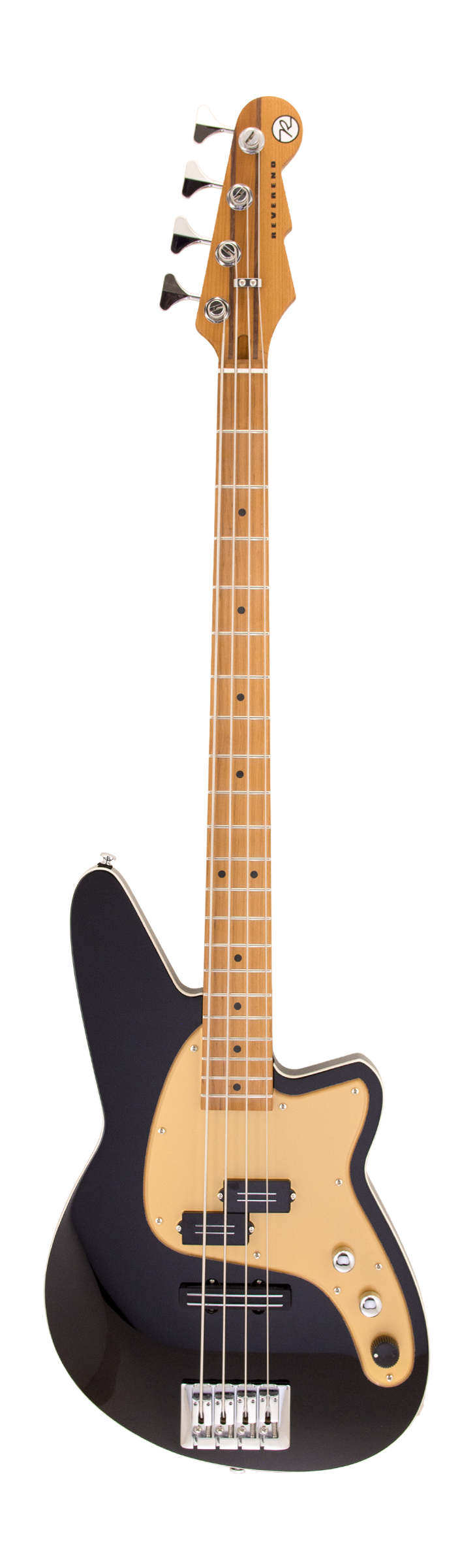 Reverend DECISION P Electric Bass Guitar (Midnight Black)