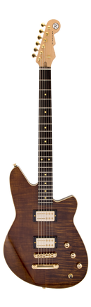 Reverend DESCENT RA 10th Anniversary Baritone Electric Guitar (Dark Violin Brown)